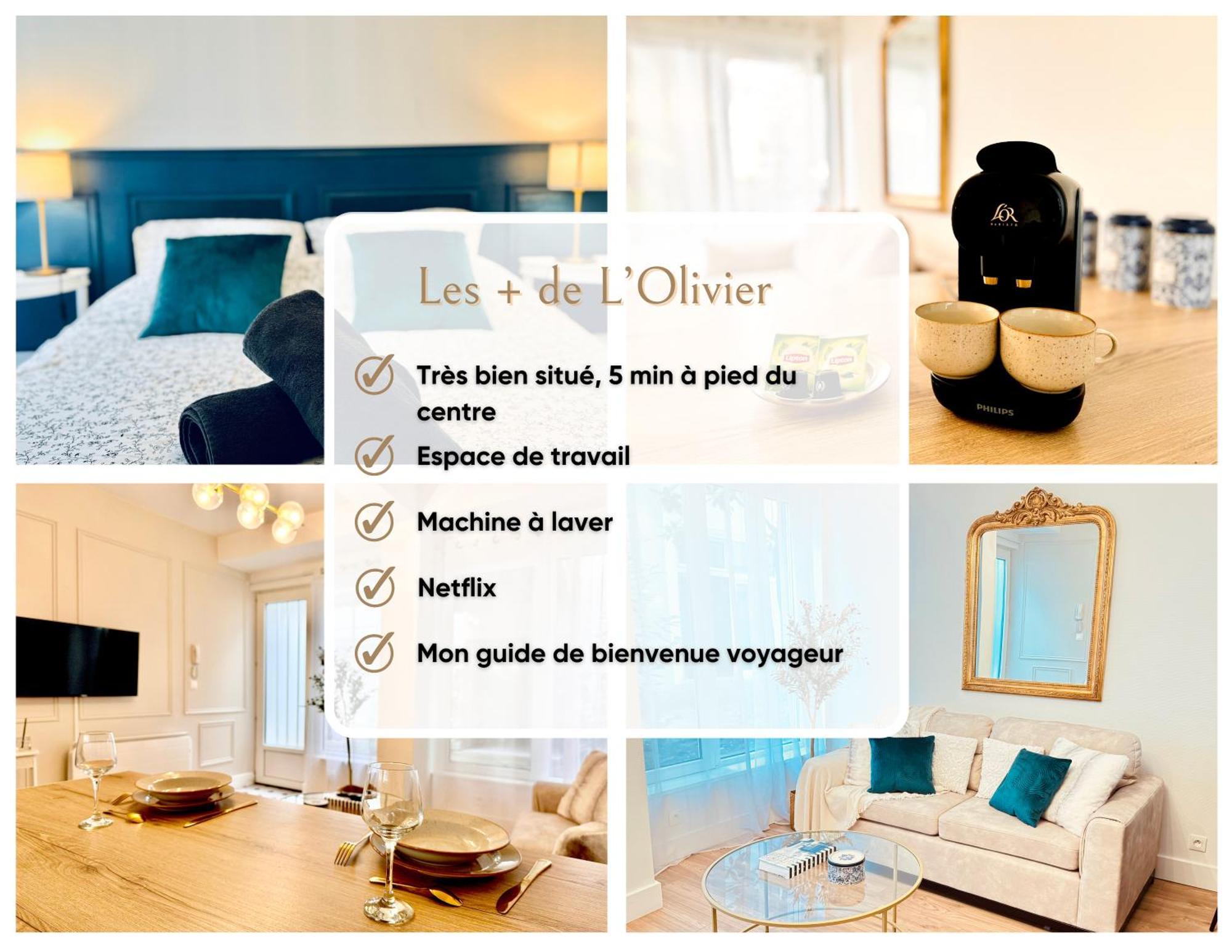 Apartament L'Olivier - Netflix - Bureau - Proche Centre Troyes Zewnętrze zdjęcie